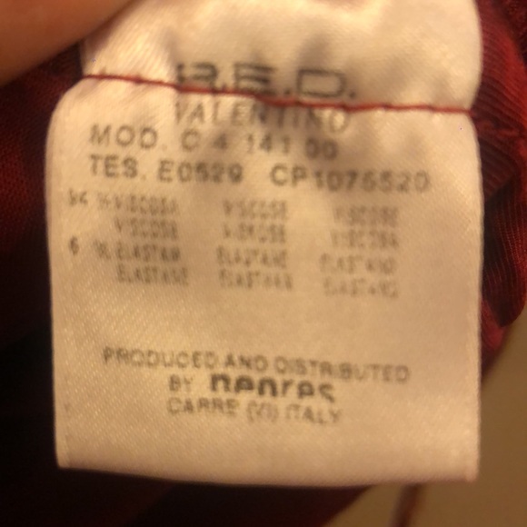 Red Valentino red ruched shirt - Picture 3 of 6